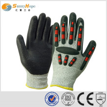 sunnyhope TPR roughneck impact gloves, knitted with HPPE